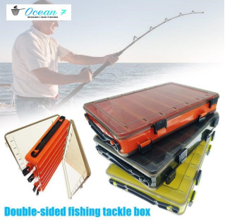  Plastic Fishing Lure Hook Tackle Box Storage Case Portable Fishing Box